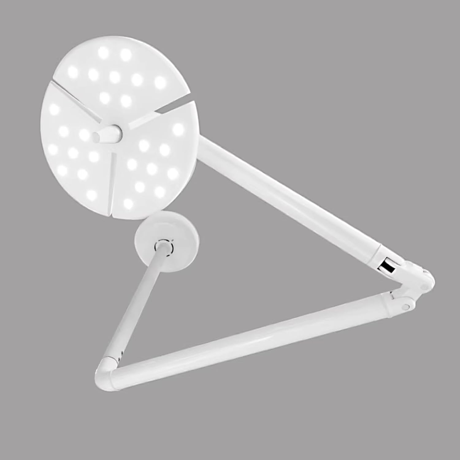 Ceiling Medical Examination Lamp, 50W Examination Lamp, 360° Rotation with Three Petal Lamp Head, Brightness Can Be Adjusted in Three Levels