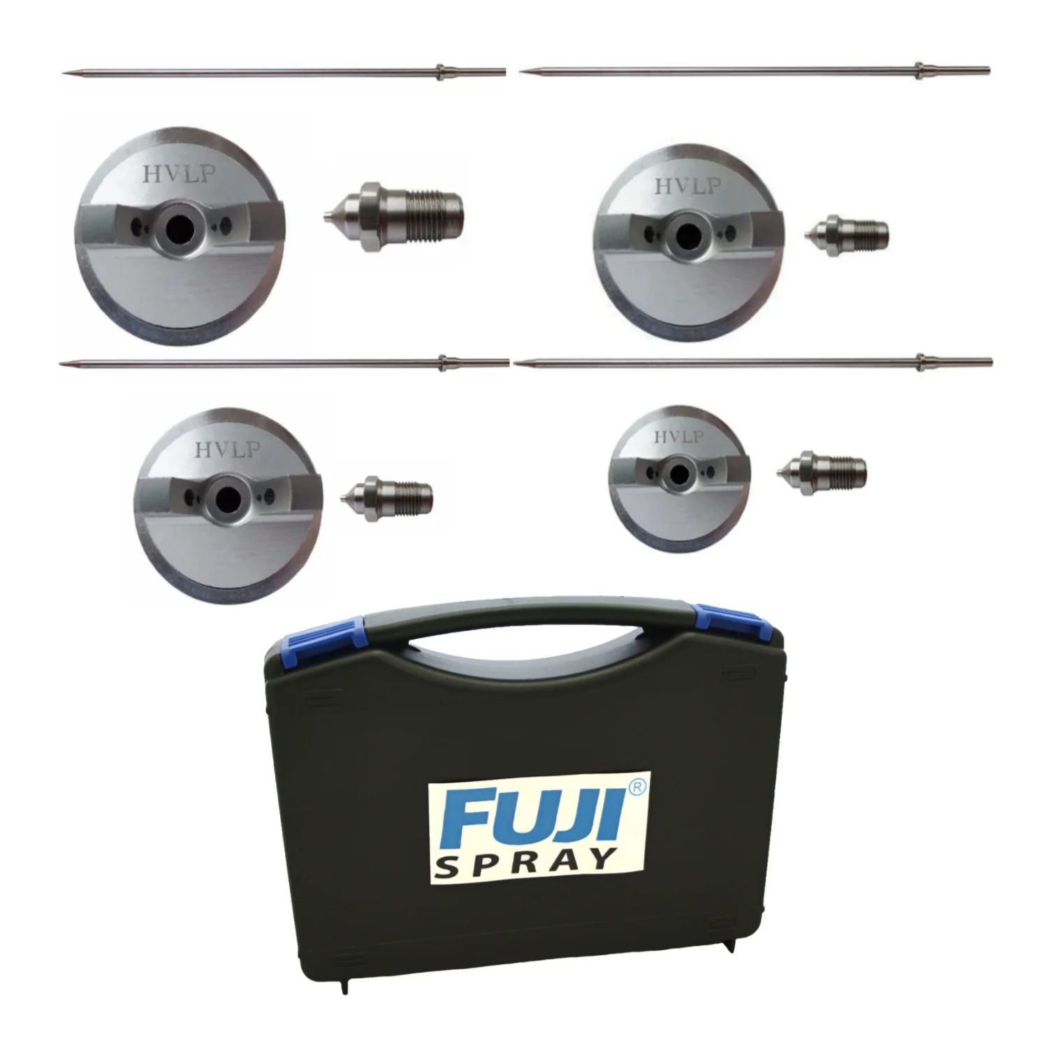 Fuji Air Cap Set 7020 #2,4,5 and 6 for Semi-PRO and Hobby-PRO Spray Guns Bundle