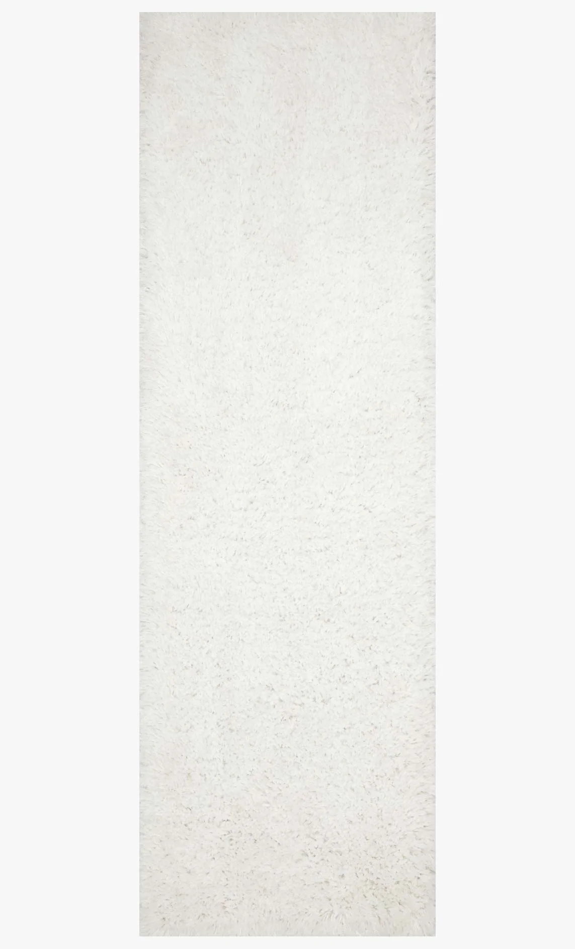 Loloi II Mila Shag Collection - Shags Hand Tufted Rug in White (MIL-01)