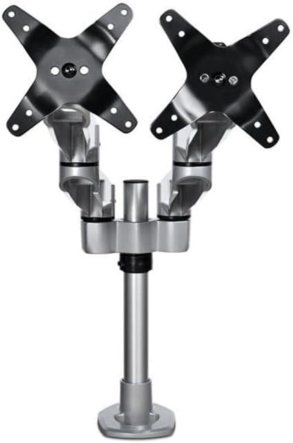 StarTech.com Desk Mount Dual Display Arm, Premium Articulating VESA Mount for Screens up to 27