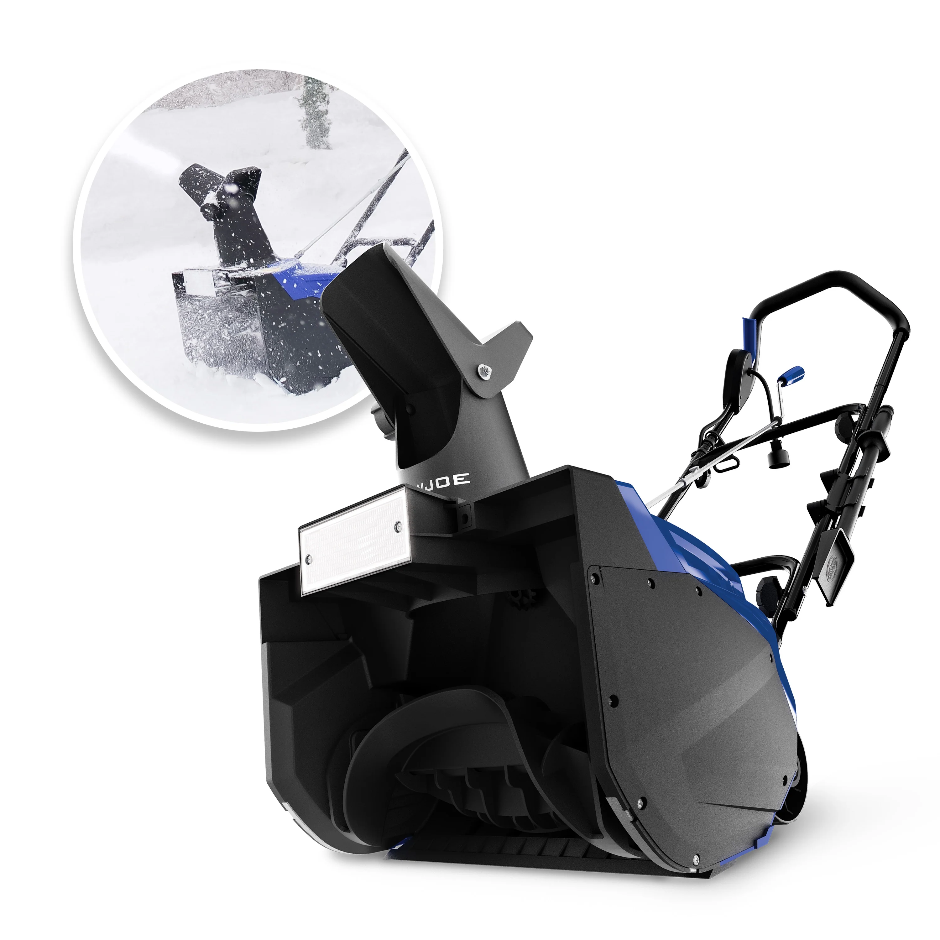 Snow Joe SJ623E Electric Walk-Behind Single-Stage Snow Blower W/ Headlight | 18-inch | 15-amp