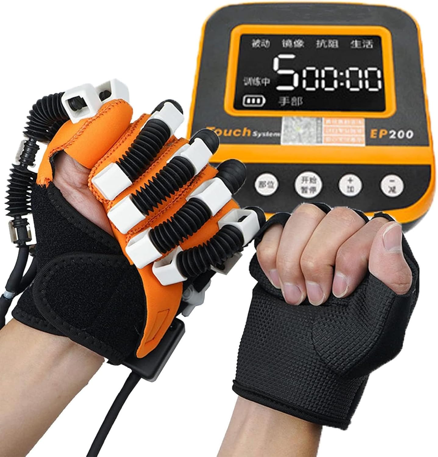 GaRcan Rehabilitation Robot Gloves,Finger Rehab Training Training Equipment,for Stroke Hemiplegia Patients Assistive Gloves,Autonomous Training,Easy Operation