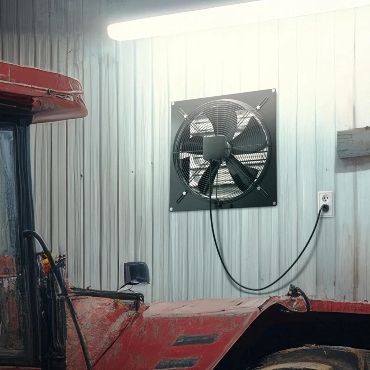 Canarm 36-in XFS36 Single Speed Shutter Mounted Exhaust Fan