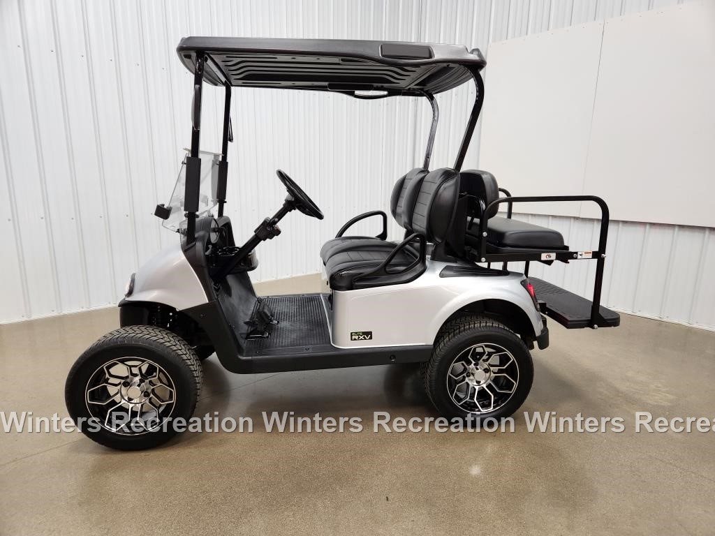 2020 E-Z-GO RXV Lithium Ion STREET READY Golf Cart, Silver
