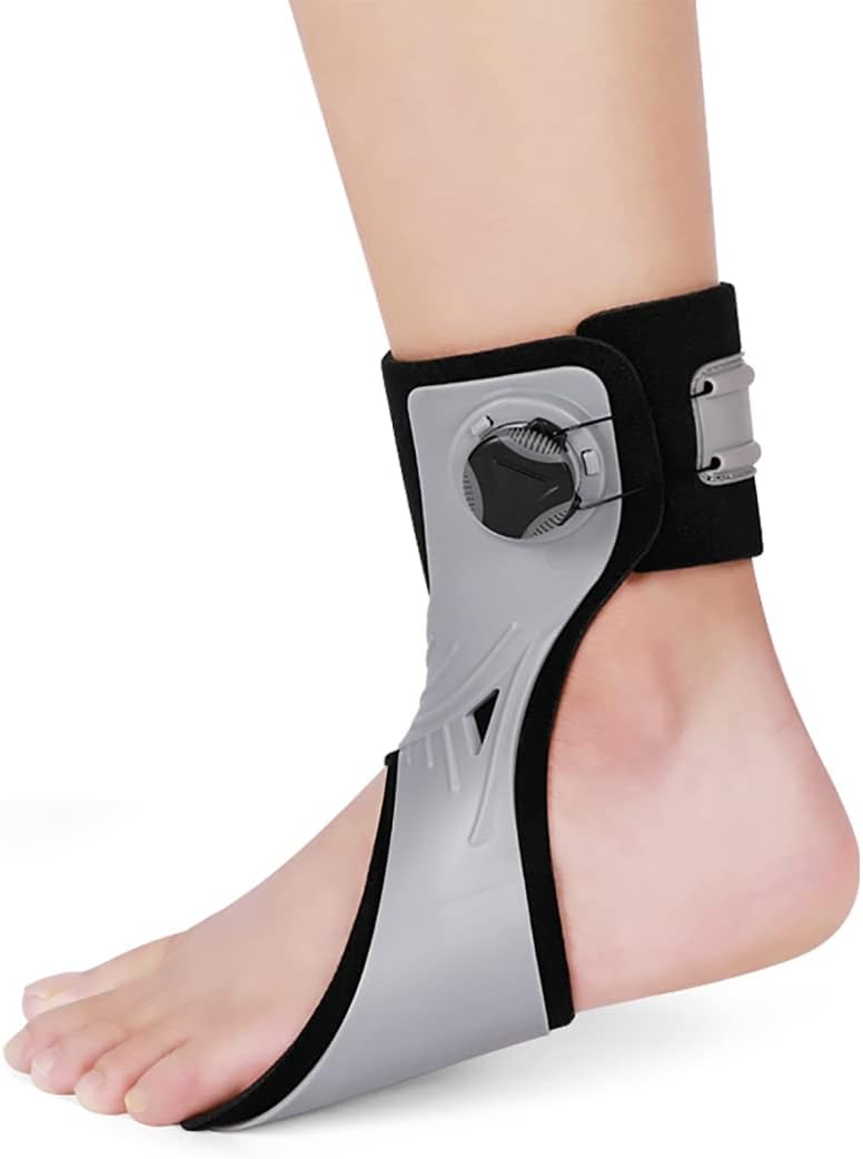 Ankle Fixation Brace Foot Drop Orthosis, Can Be Used to Correct Foot Varus, Valgus, Foot Drop Support Correction (Left, Right),Left,M