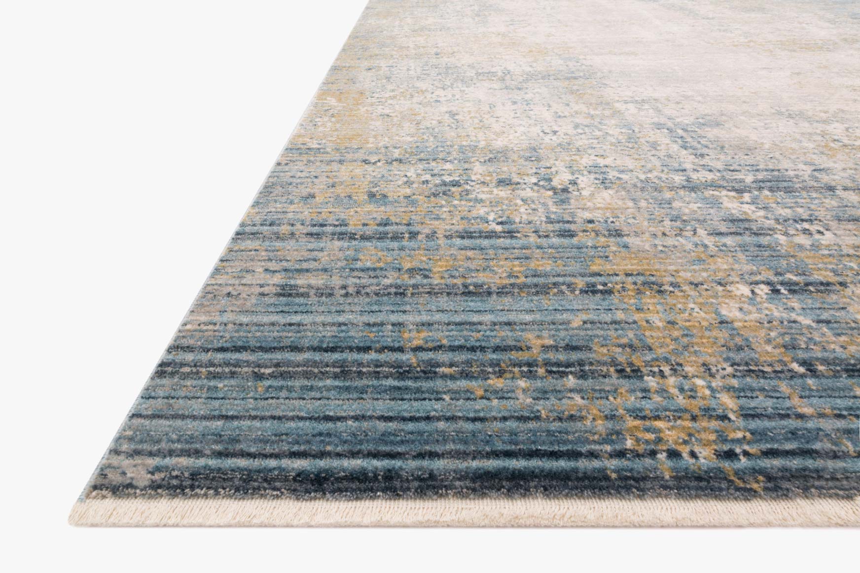 Loloi Claire Collection - Traditional Power Loomed Rug in Neutral & Sea (CLE-08)