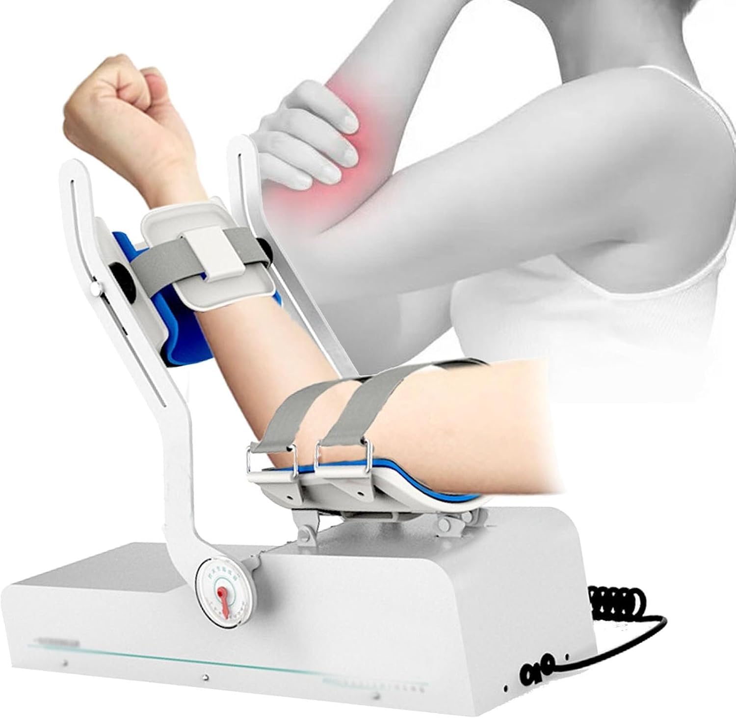 Electric Elbow Joint Rehabilitation Device,Elbow Brace Arm Exerciser,-10°~150° Adjustable Post Op Elbow Brace Stabilizer Splint,for Arm Fracture