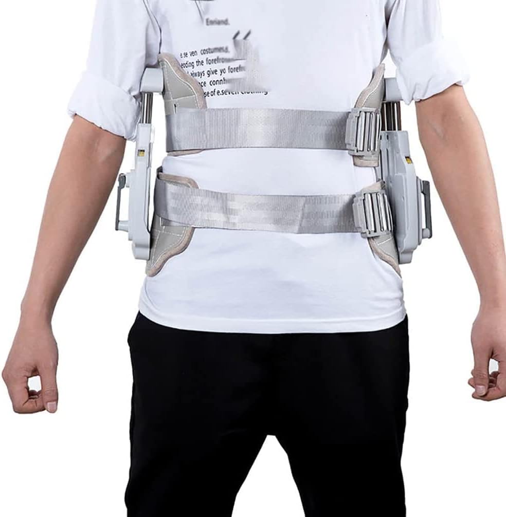 Lower Back Brace, Decompression Lumbar Support Belt, Medical Adjustable Lumbar Decompression Device Belt Space Between The Waist Dish Outstanding Scoliosis Brace Posture