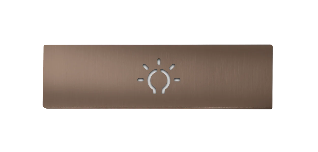 DoorBird Cover for Rectangular Light Push Button for D21X Series in Bronze