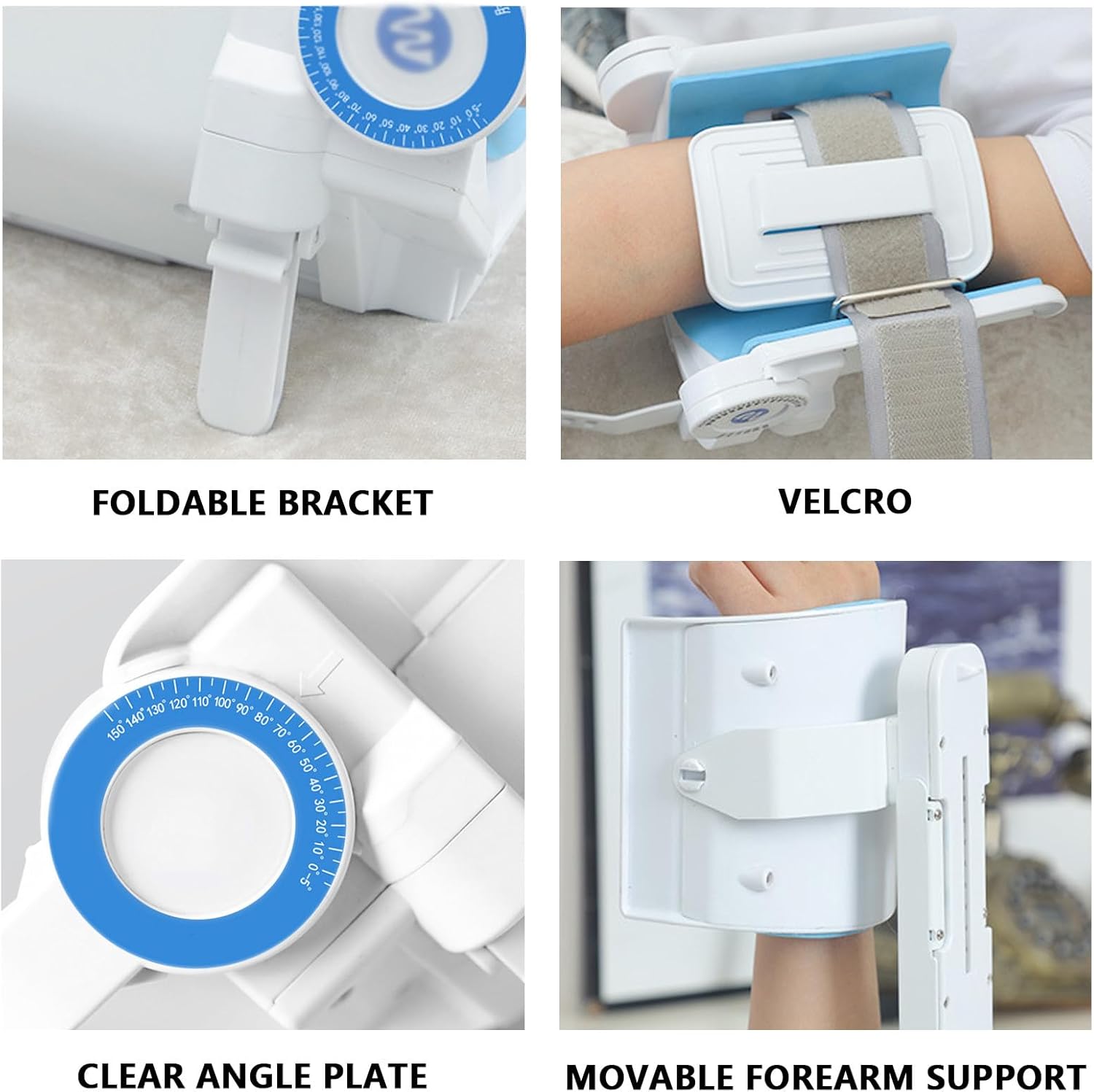 Electric Elbow Joint Rehabilitation Device,-5~150° Adjustable Post Op Elbow Brace Stabilizer Splint,Hinged Elbow Brace Arm Exerciser,for Arm Fracture