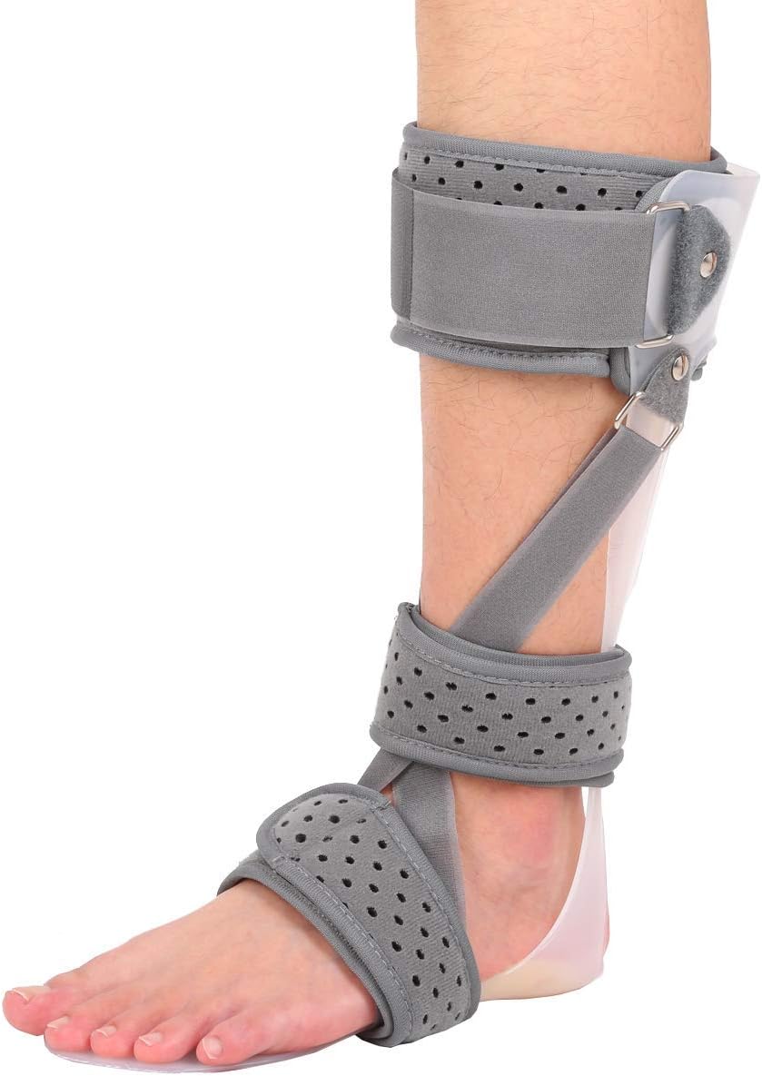 Ankle Foot Orthosis, 3 in 1 Drop Foot Postural Correction Brace AFO Brace for Stroke Foot Drop (Left-L
