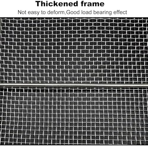 304 Stainless Steel Sterilization Tray, Mesh Disinfection Basket with Handle, 1cm Perforated for Surgery & Dentistry, 40x25x15cm (15.7x9.8x5.9in)