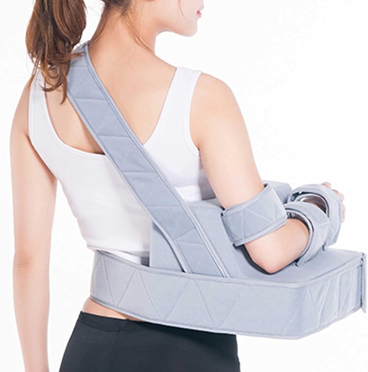 HAILM Shoulder Immobilizer, Arm Abduction Fixation Brace, Shoulder Abduction Pillow, for Shoulder Fracture, Proximal Humerus Fracture Fixation,R