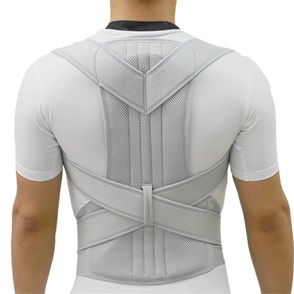 JSEIAJB Upper Back Posture Corrector Posture Clavicle Support Corrector Back Straight Shoulders Brace Strap Correctpor(XXL code)
