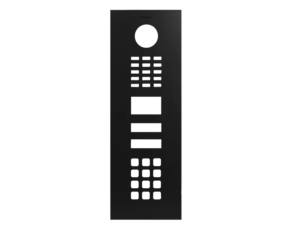DoorBird Front Panel for D2102KV in Graphite Black