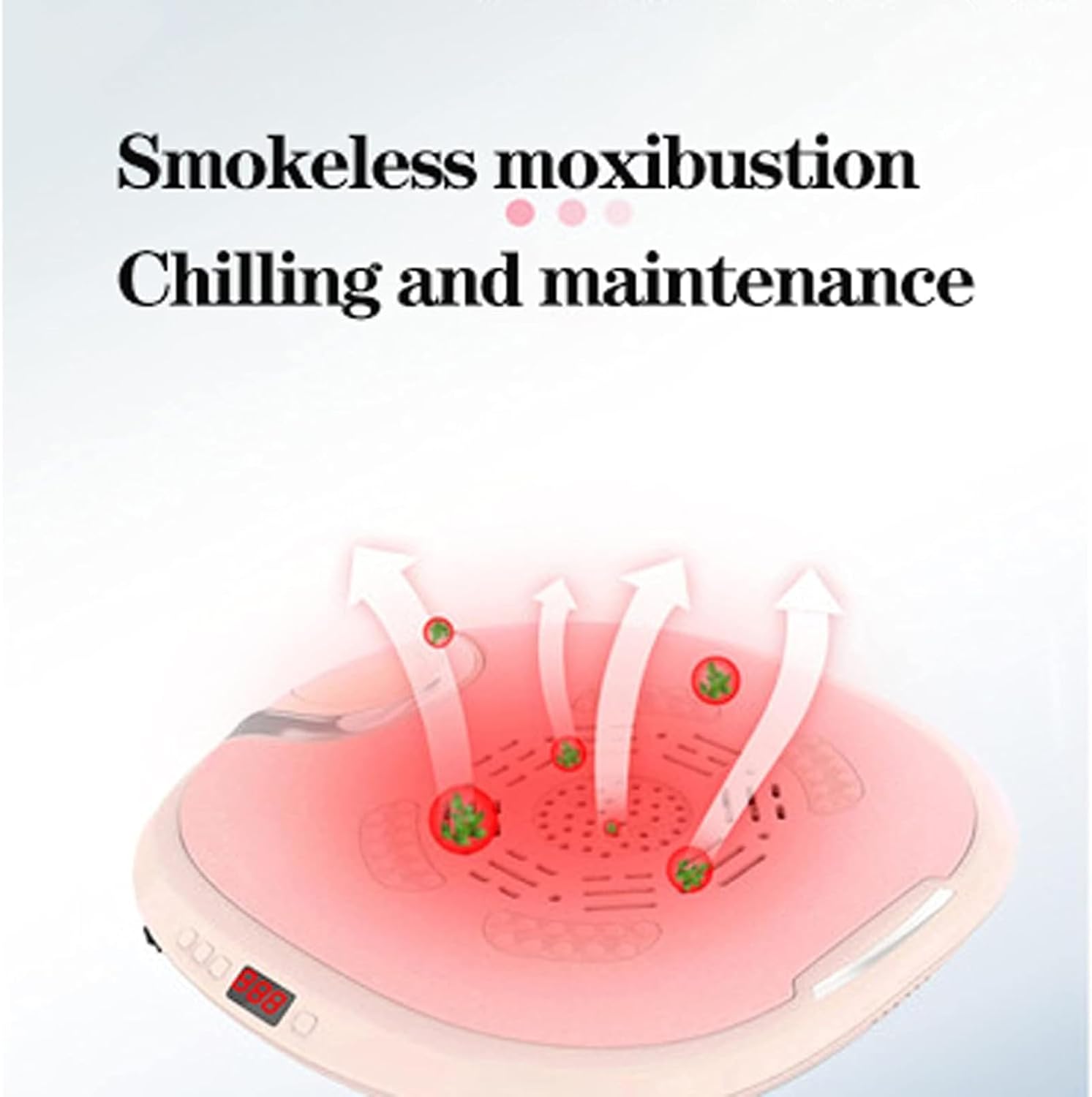 Sitting Moxibustion Instrument， Yoni Electric V Steam Chair, with LED Display, 9 Levels of Vibration Massage, Time & Temperature Control, for Women Cleaning and Tightening, Ph Balance and More
