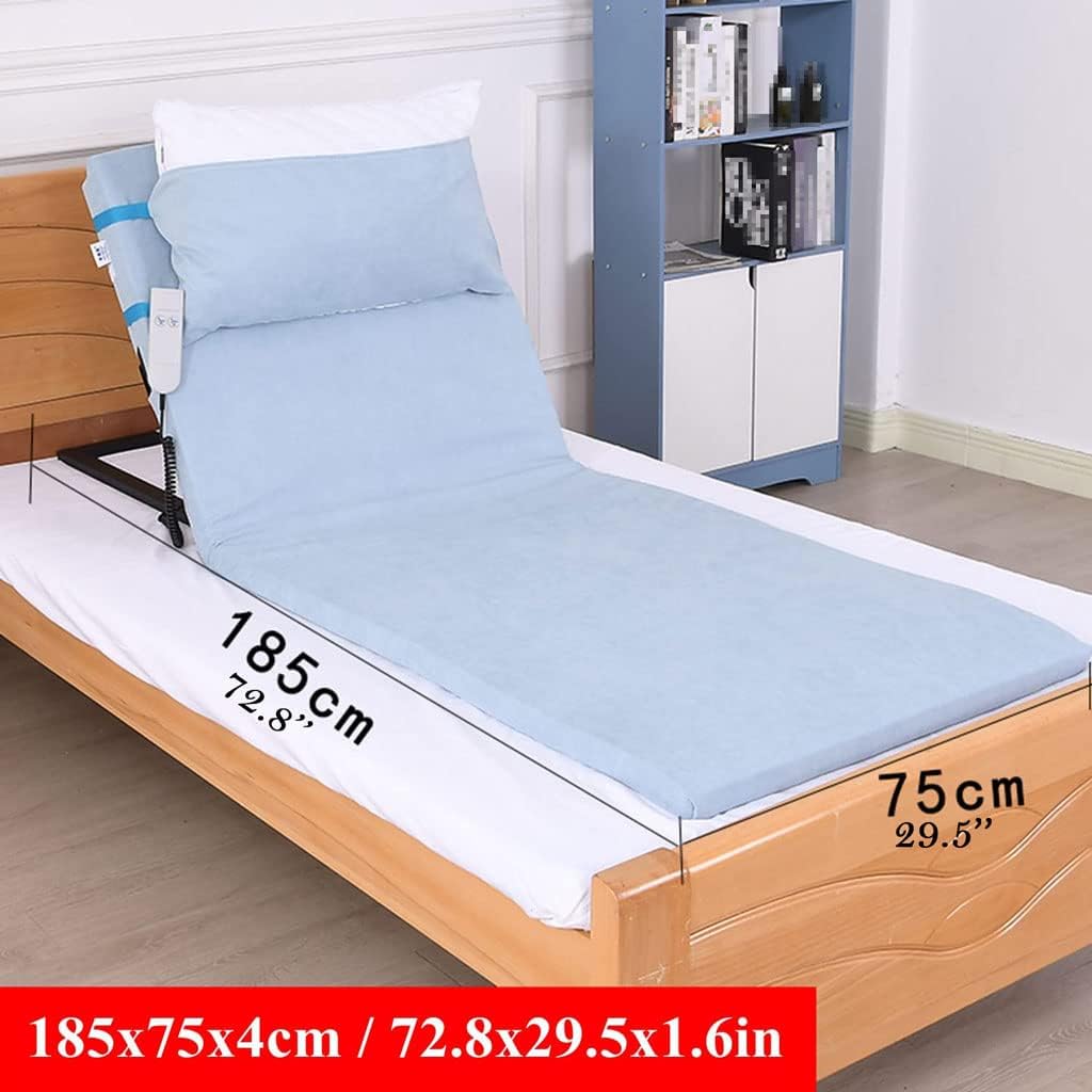 Transport Electric Lifting Bed Backrest W/Remote Control for Patient Adjustable Power Sit-up Back Stand Assist Aid Pillow Lifter for Elderly Disabled