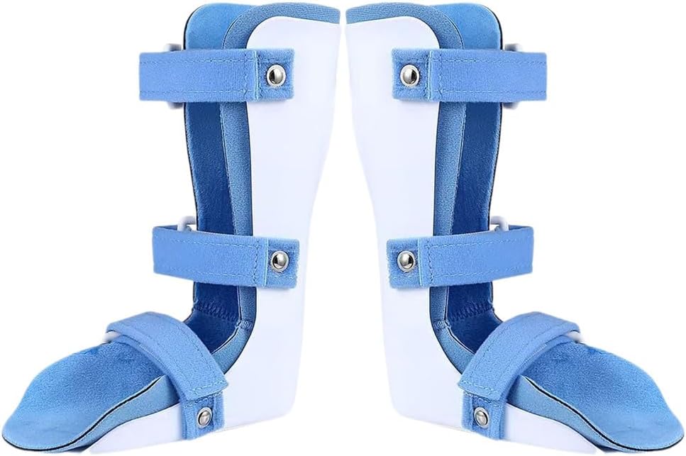 SFKLYU Kids AFO Drop Foot, Splint Ankle Foot Brace, AFO Night Splint Ankle Foot Brace, Walking Sleeping Othopedic for Children Toddler Ankle Foot Orthosis,A Pair,S