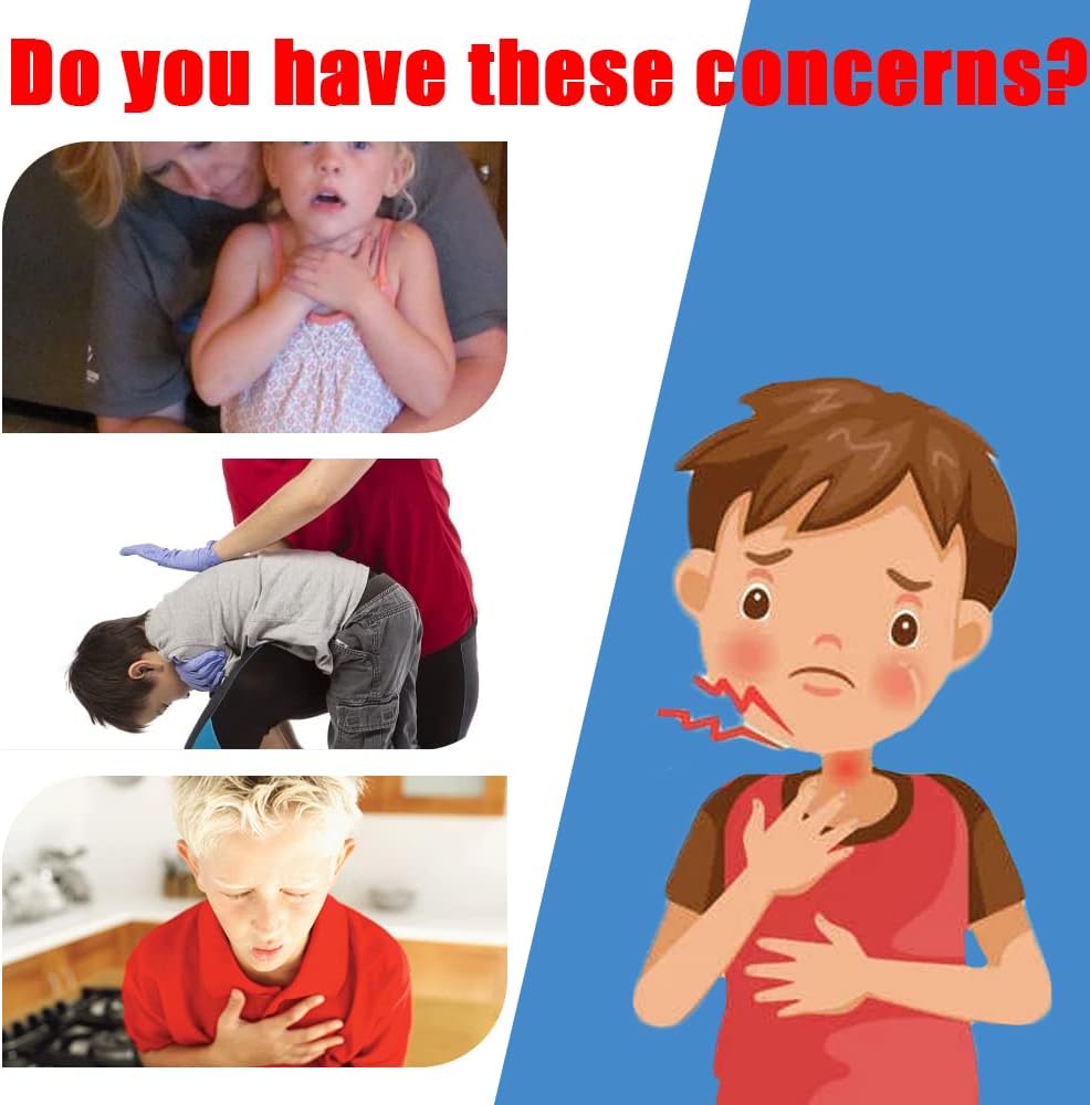 Anti Choking Obstruction Trainer Vest - Heimlik Practice Training Model Education for Nurse & Student First Aid Teaching Accessories (Small for Kid)