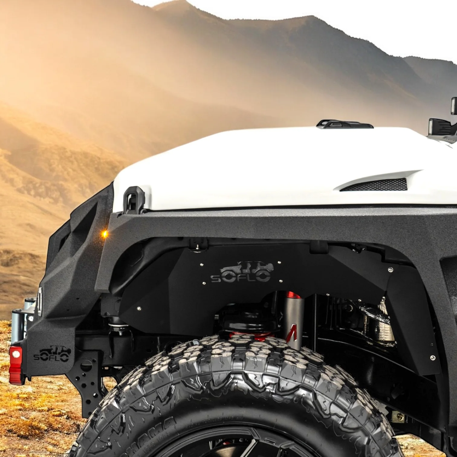 Jeep Wrangler Front Sniper Fenders 2018-2025