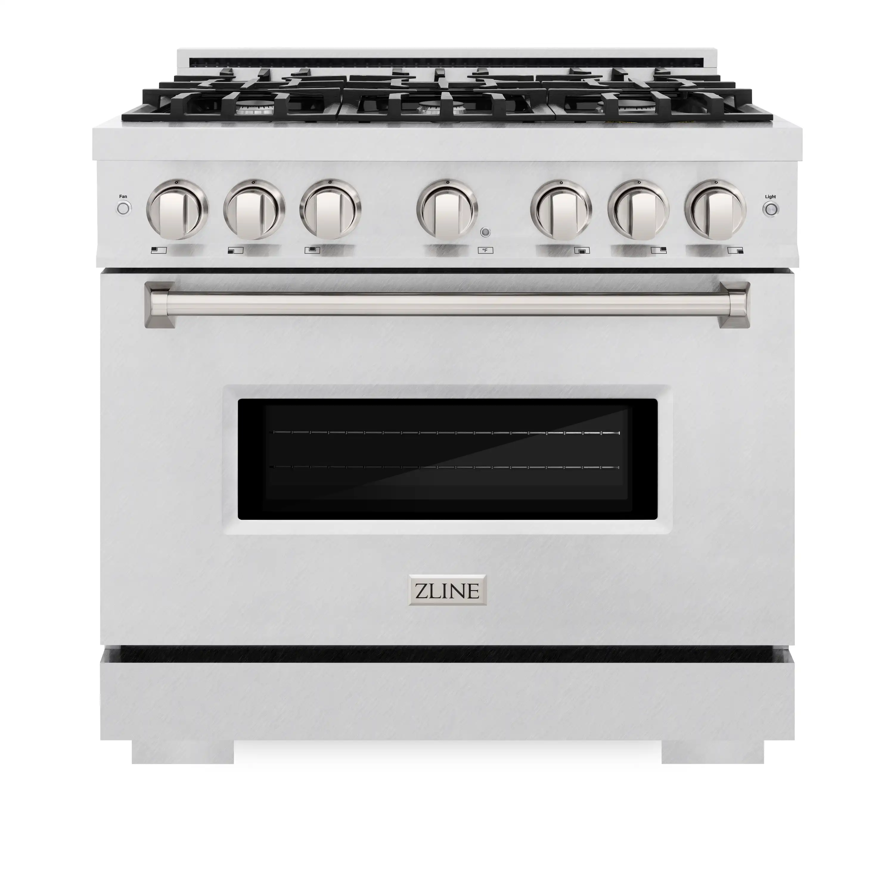 ZLINE 36-Inch Classic Series Gas Range with 6 Gas Burner Cooktop and 5.2 Cu. Ft. Gas Convection Oven  in Satin Stainless Steel (CGRS-36)