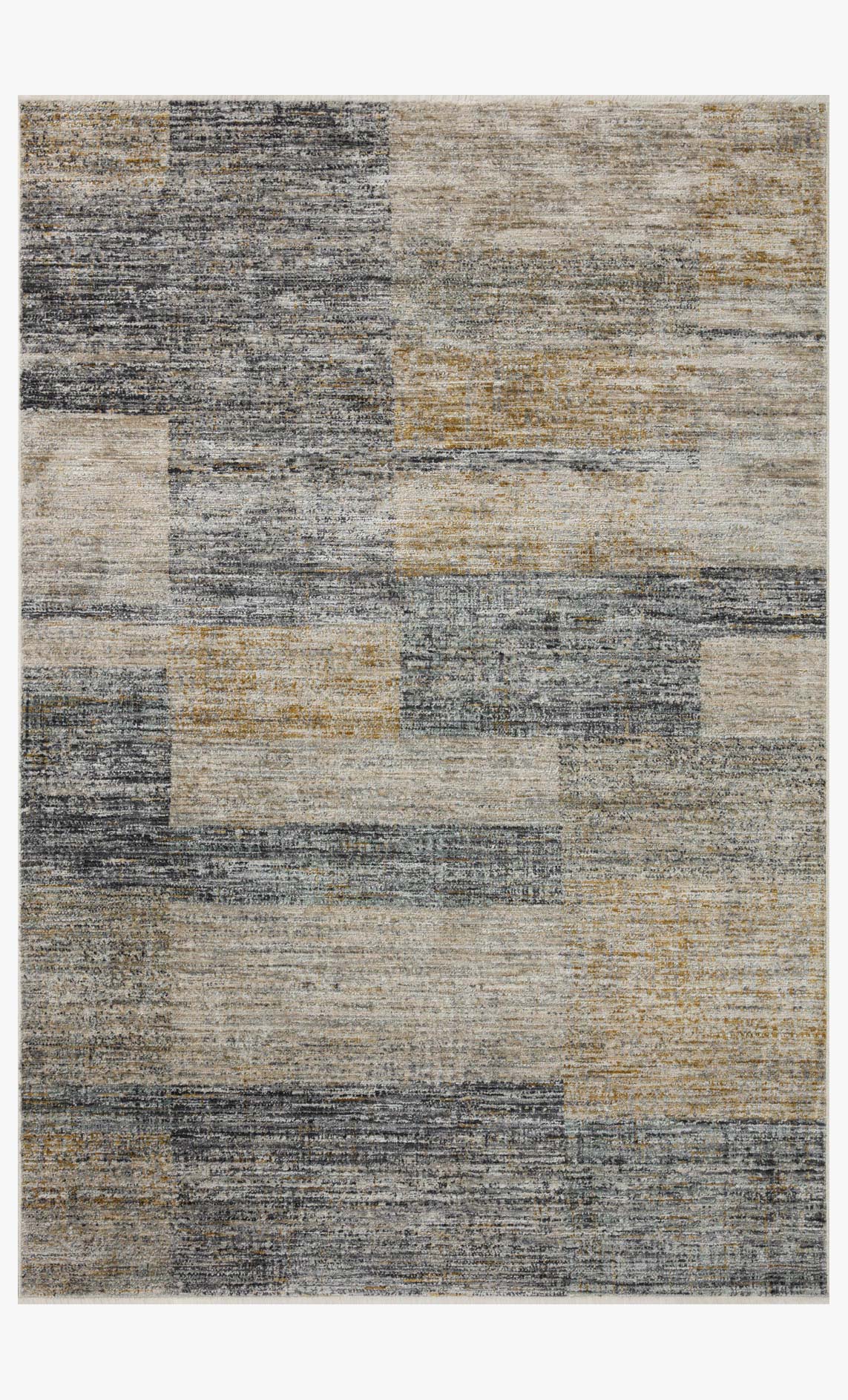 Loloi Soho Contemporary Grey and Gold 2' 7