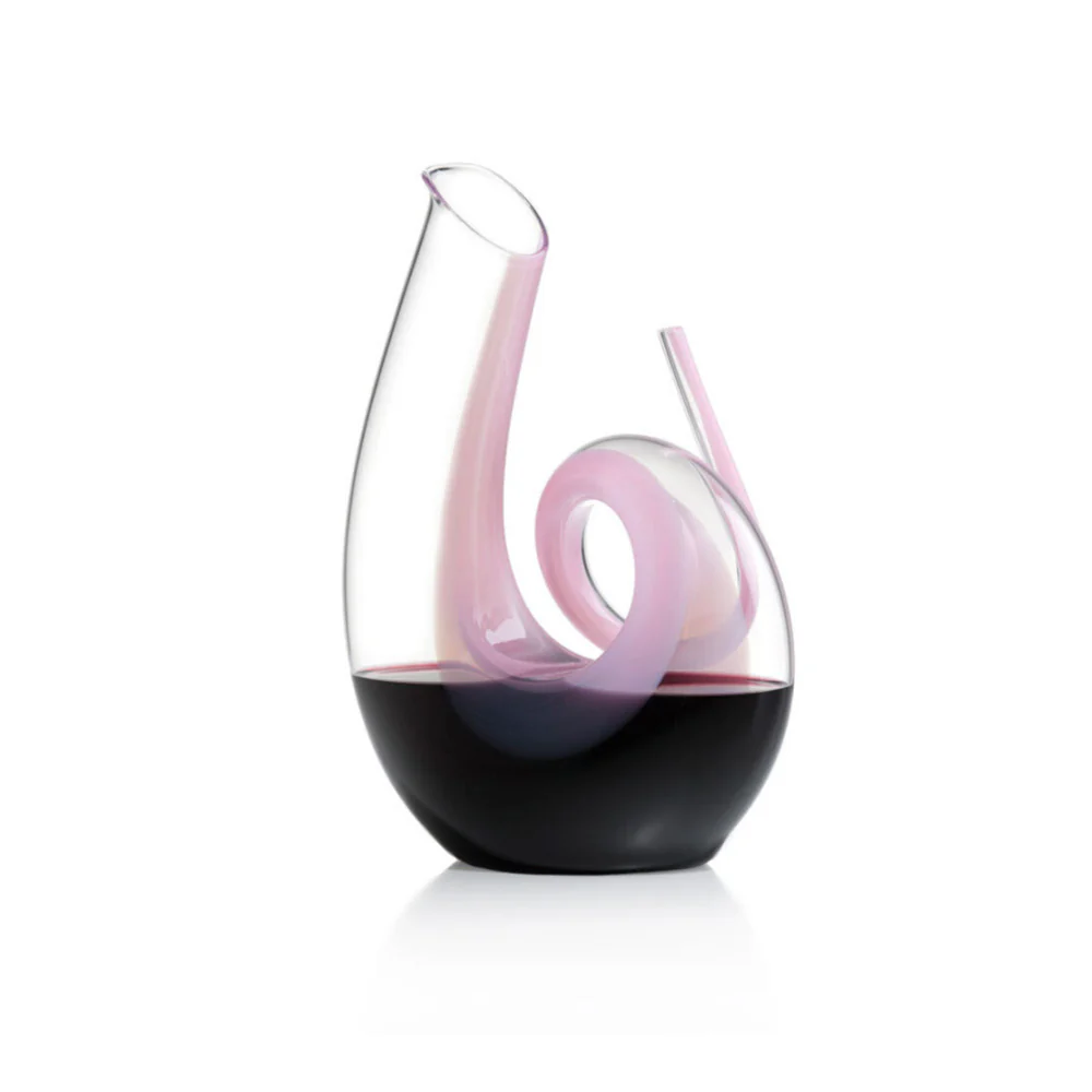 Riedel Curly Decanter (Pink)
