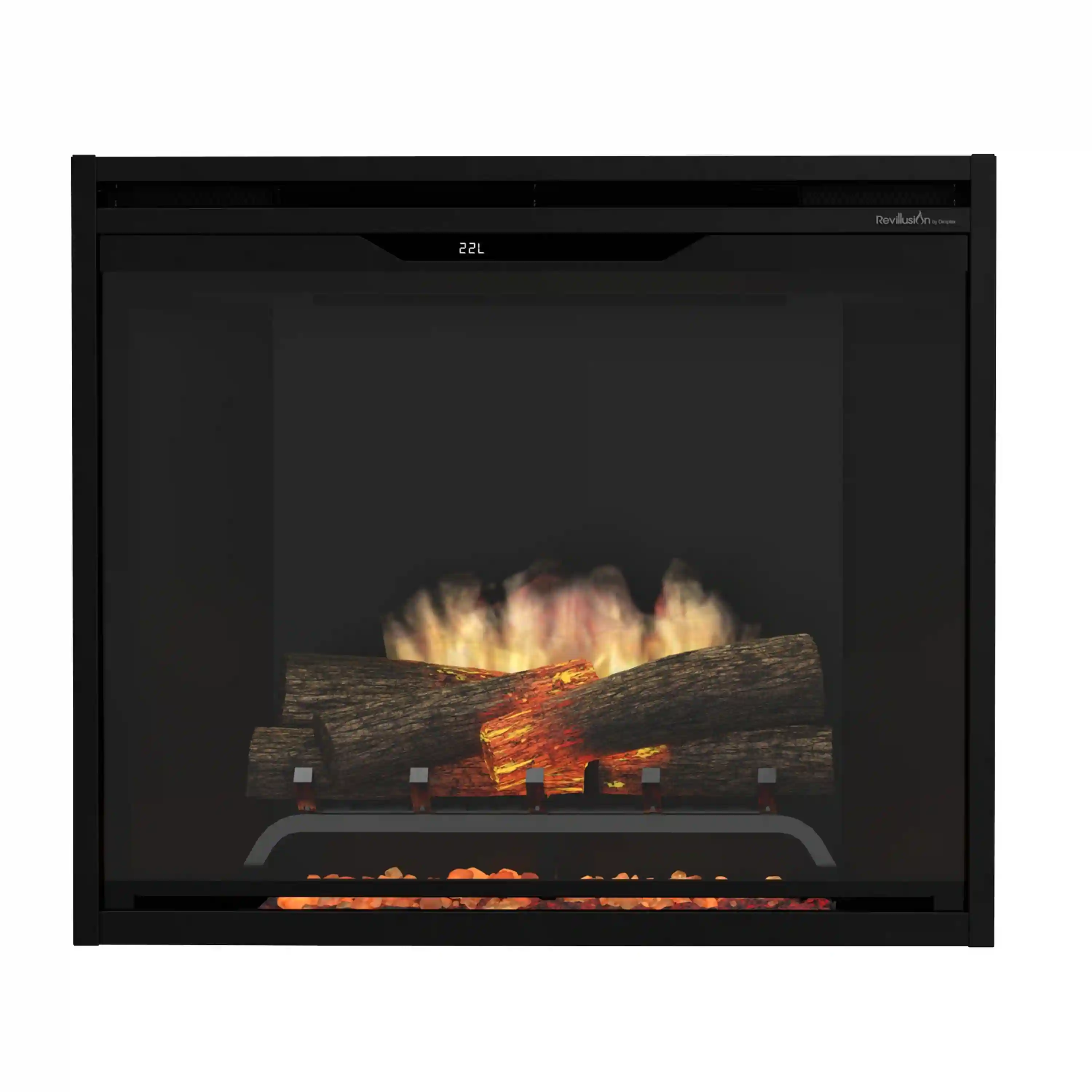 Dimplex Revillusion 30-Inch Built-In Firebox in Black with internal LED Lighting (REV30-BL)