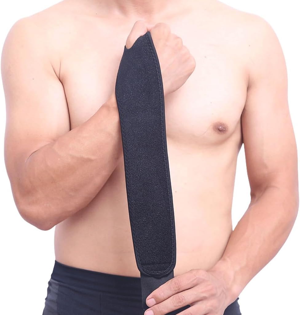 1PCS Reversible Wrist Brace Support Fitted Right/Left Thumb Stabilizer Adjustable Wrist Support Wrap for Volleyball Badminton(Blue)