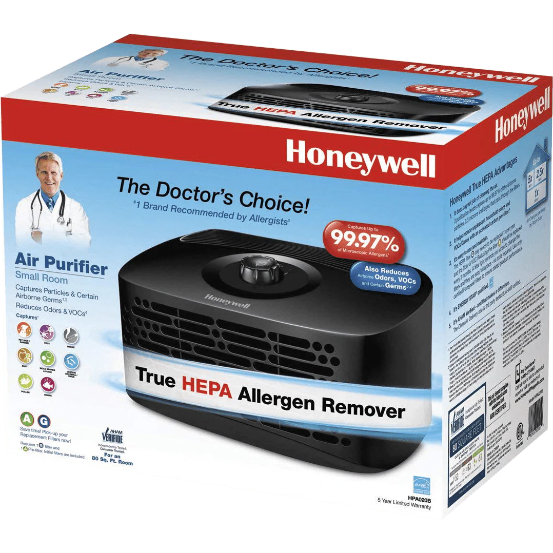 Honeywell HPA020B True HEPA Tabletop Air Purifier
