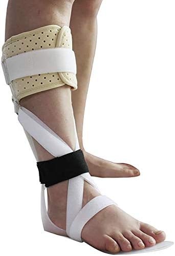 Spring Splint/Ankle Support Soft Foot Drop Brace Ankle Foot Orthosis Correction Brace Support Protection (Right 1pcs S) (1pair Large)