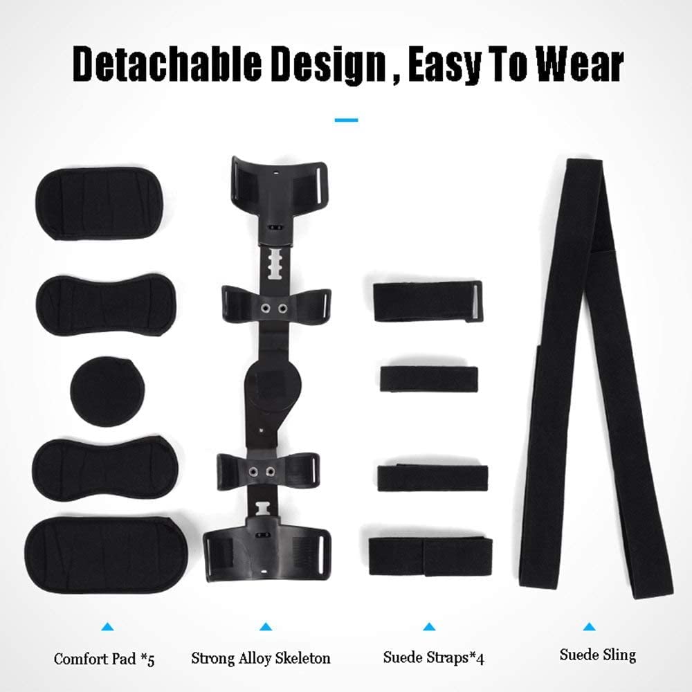 Hinged Elbow Brace With Strap Post OP Elbow Brace Stabilizer Splint Arm Orthosis Injury Recovery Support Elbow Immobilizer,Right