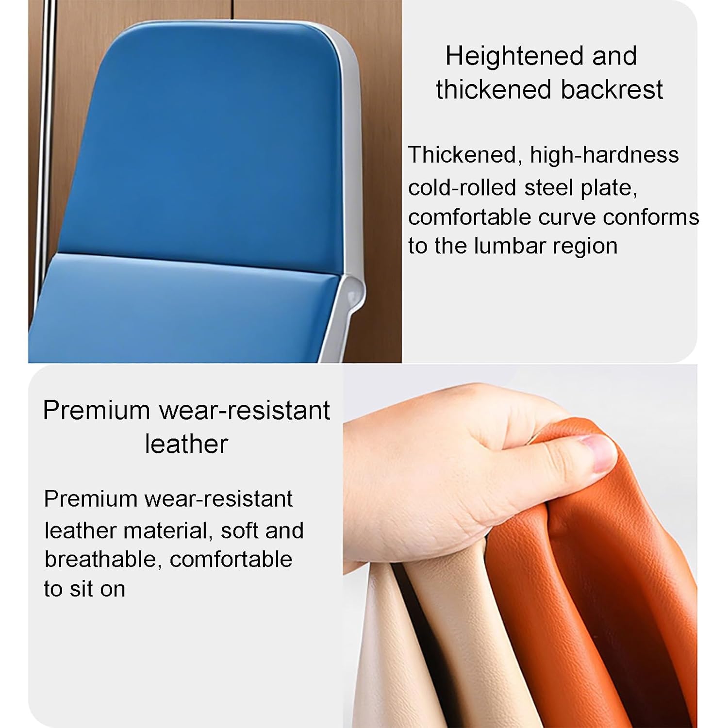 2-seat Medical Blood Draw Chair with IV Stand, Medical Phlebotomy Chair with Backrest and Armrests, Waiting Room Reception Beech for Home Care Clinic Hospital Outpatient(Green)