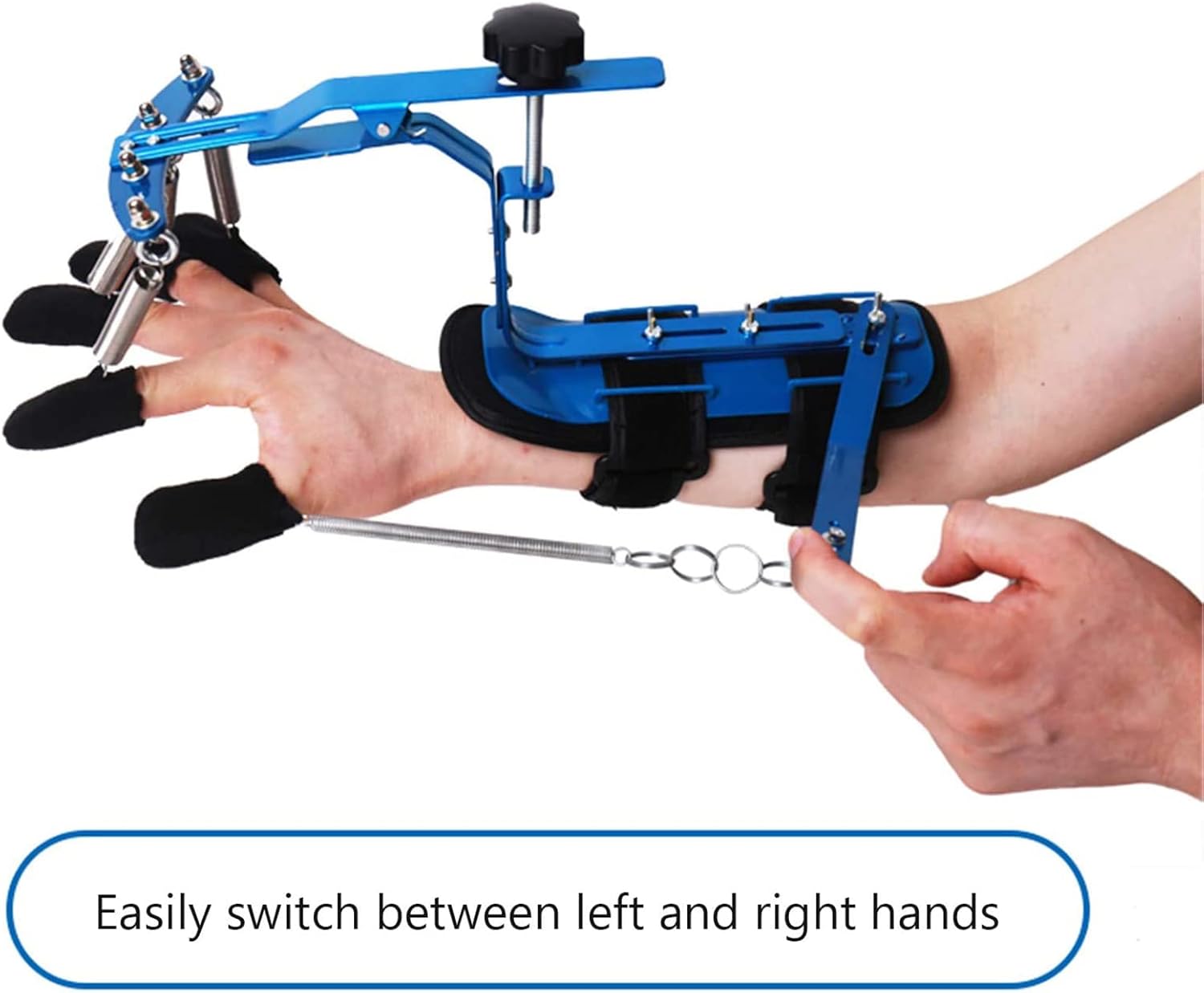 Finger Rehabilitation Brace, Adjustable Finger Rehabilitation Orthotics Wrist Exerciser Hand Wrist Orthosis Separate Finger Flex Spasm Extension Board Splint