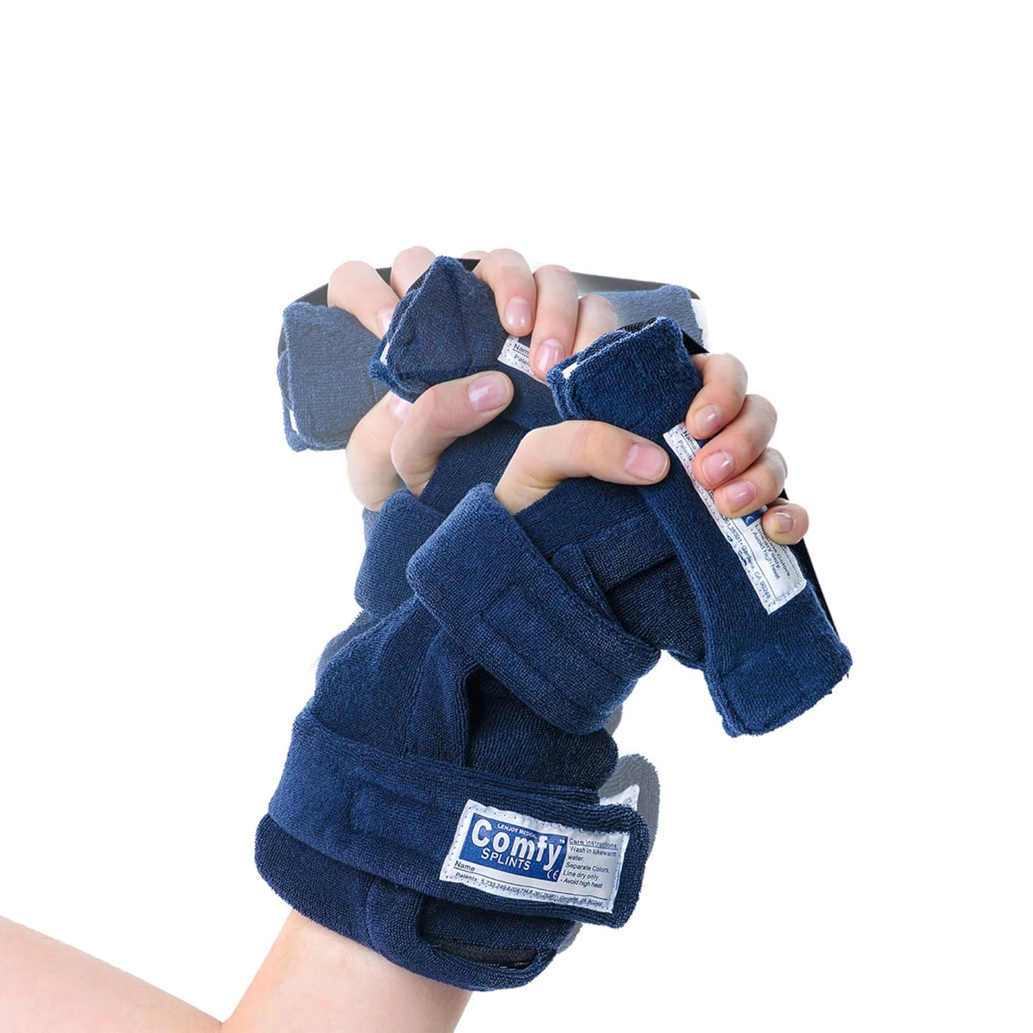 Terrycloth Comfy Finger Extender, Adult Medium, Navy Blue