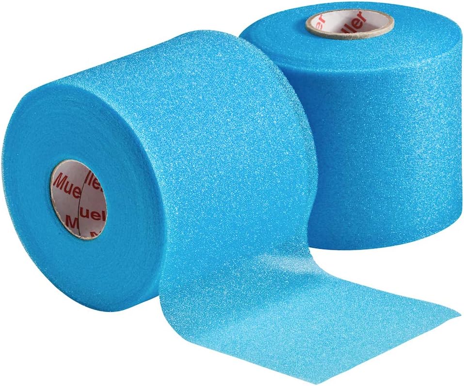 Mixed Colors Bulk Prewrap for Athletic Tape - 48 Rolls, Aqua