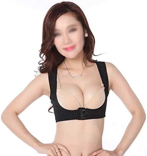 KouRy Chest Posture Corrector Support Belt - Adjustable Back Shoulder Spine Body Support, Correct Brace Belt, Easily Adjustable (Size : Medium)