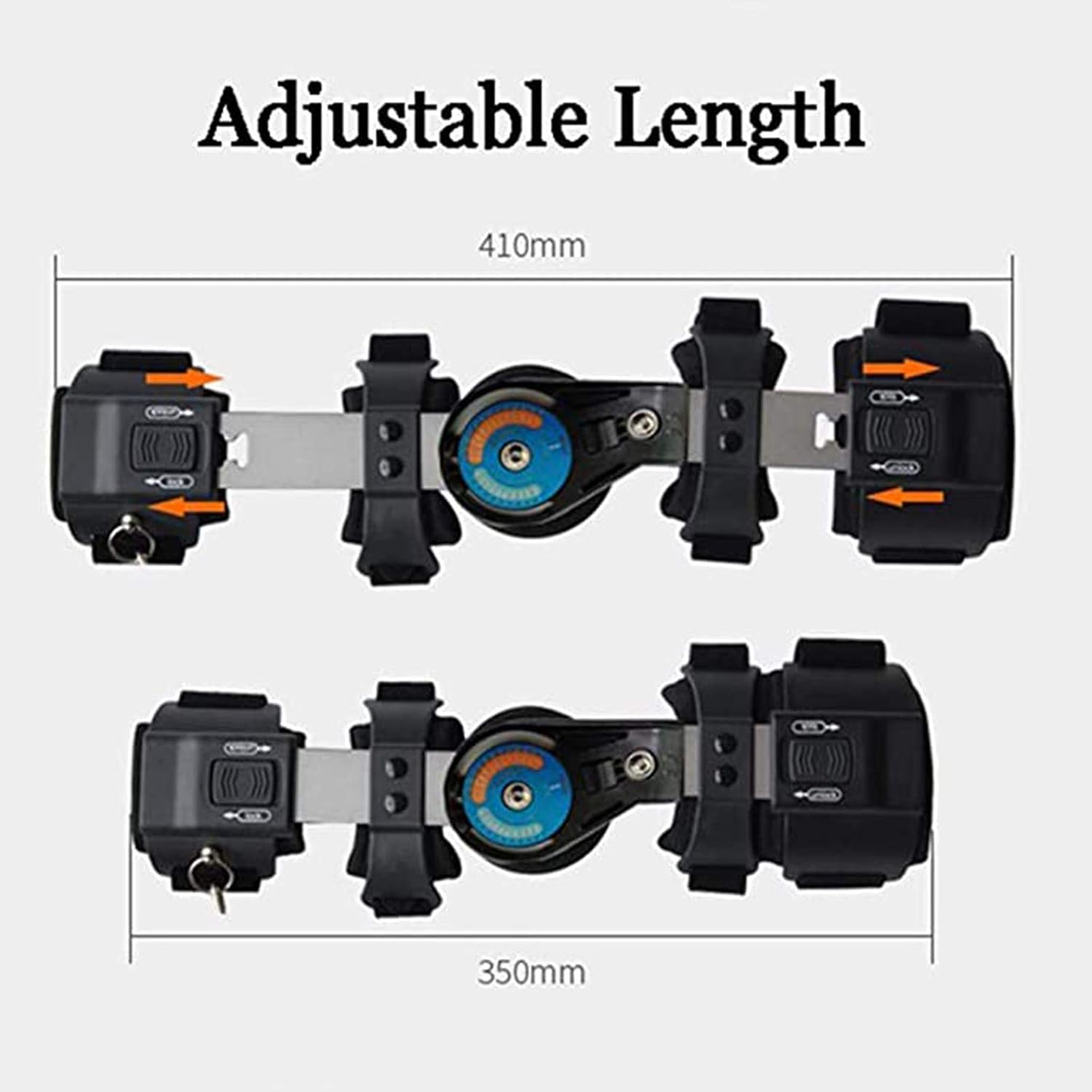 Hinged Elbow Brace - Support Post Op Injury Recovery, for Elbow Joint Fixation Rehabilitation Or Arm Fracture Medical Splint/Unisex(