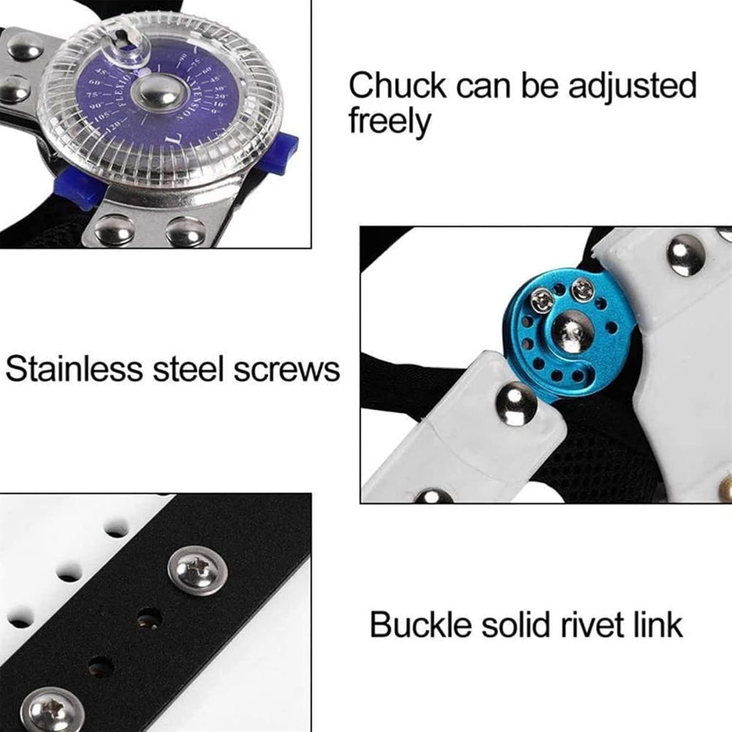 Folding Knee Foot Support Brace Ankle Foot Orthosis Brace Fully Adjustable Orthotic Immobiliser Protection After Knee Support Splint with Full Leg Stabiliser Legs Joint Fixator(Right,Adjustable)