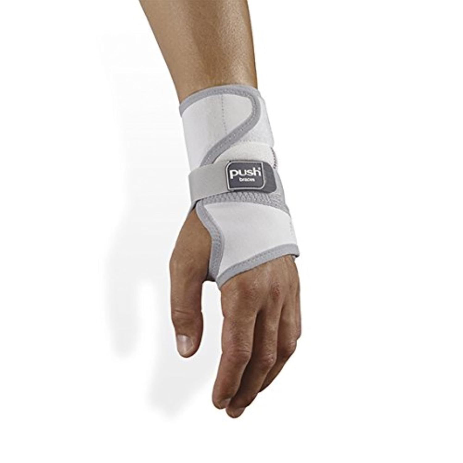 PUSH med Wrist Brace Splint provides Pain Relief from Wrist Injuries, Tendinitis, Arthritis, CTS & More (Size 1 - Right)
