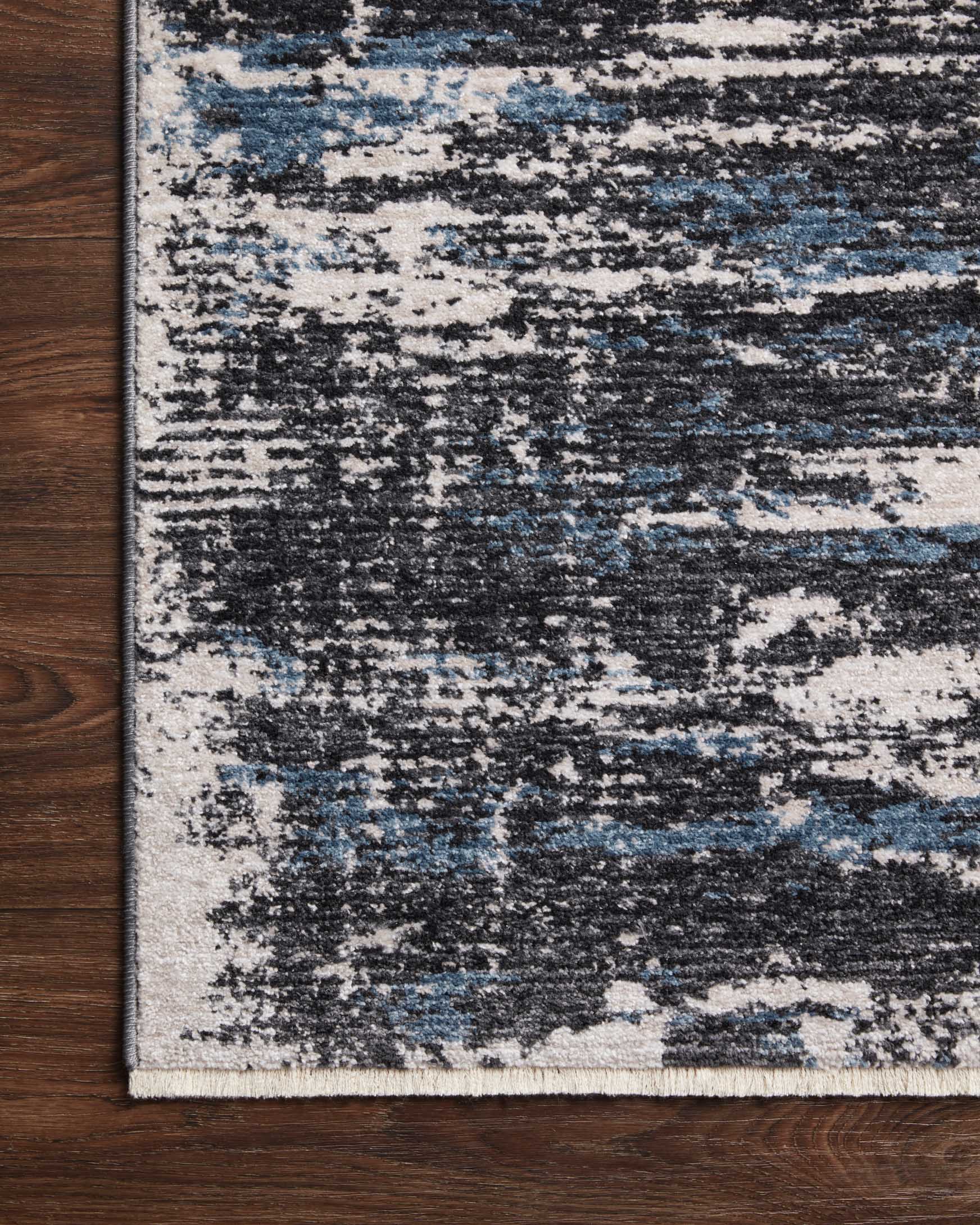Loloi II Vance Collection - Traditional Power Loomed Rug in Charcoal & Dove (VAN-04)