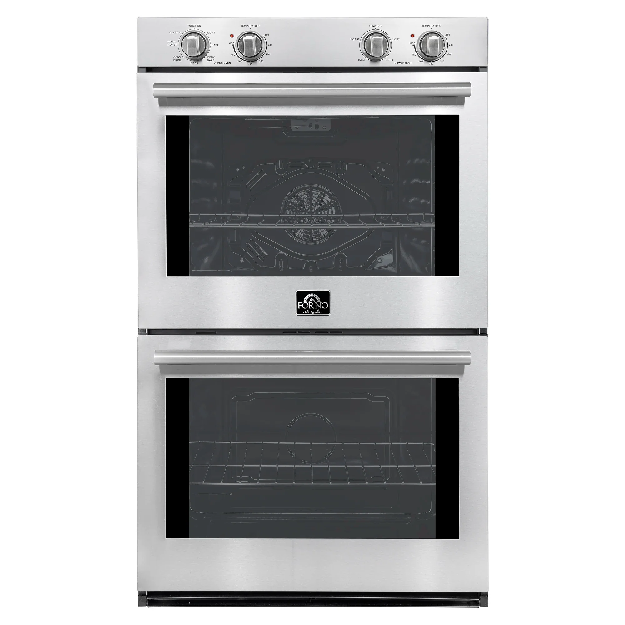 Forno Vomero 30-Inch Double Wall Oven in Stainless Steel (FBOEL1324-30)