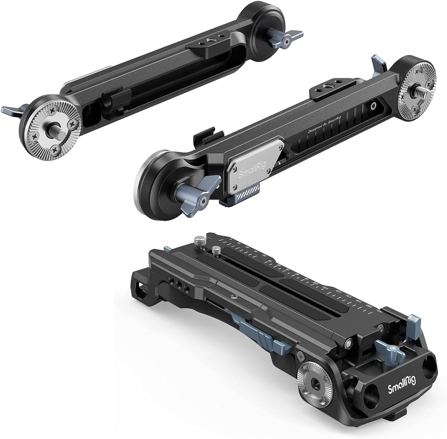 SmallRig Shoulder Rig Extension Arm Adapter Part + Quick Release Shoulder Plate for Sony VCT-14