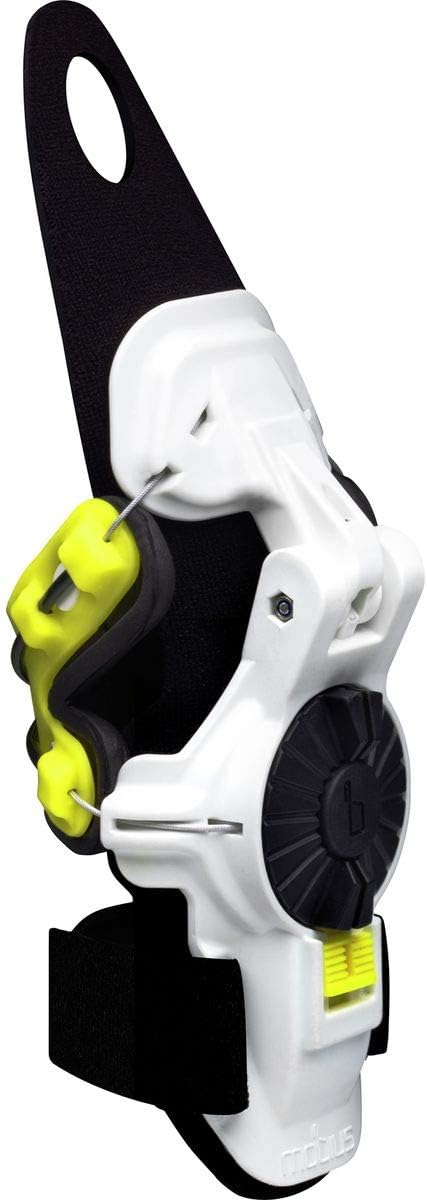 Mobius X8 Wrist Brace-White/Acid Yellow-S/M