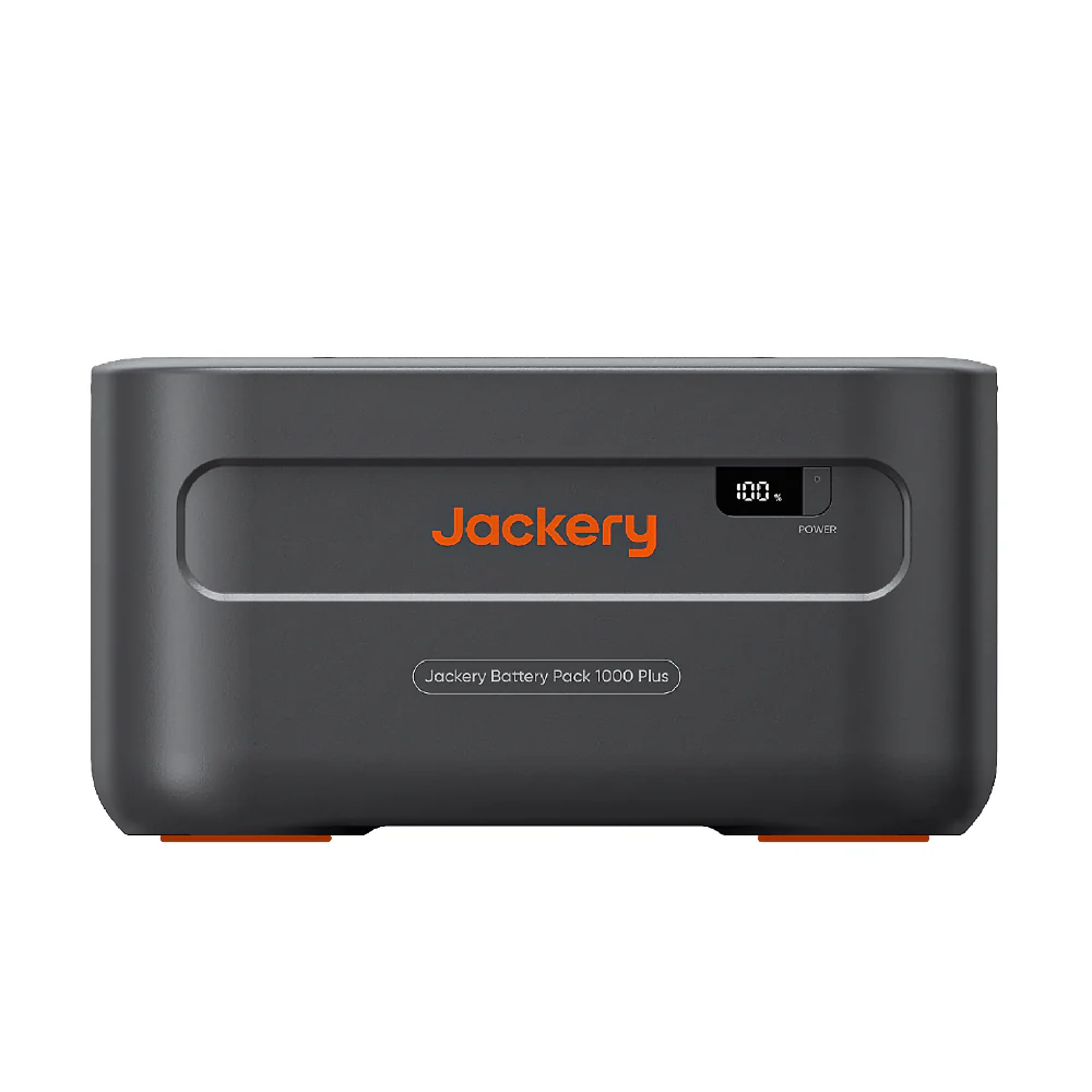 Jackery Battery Pack 1000 Plus, 1264Wh LiFePO4 Battery, AC USB-C USB-A Output (21-0008-000001)
