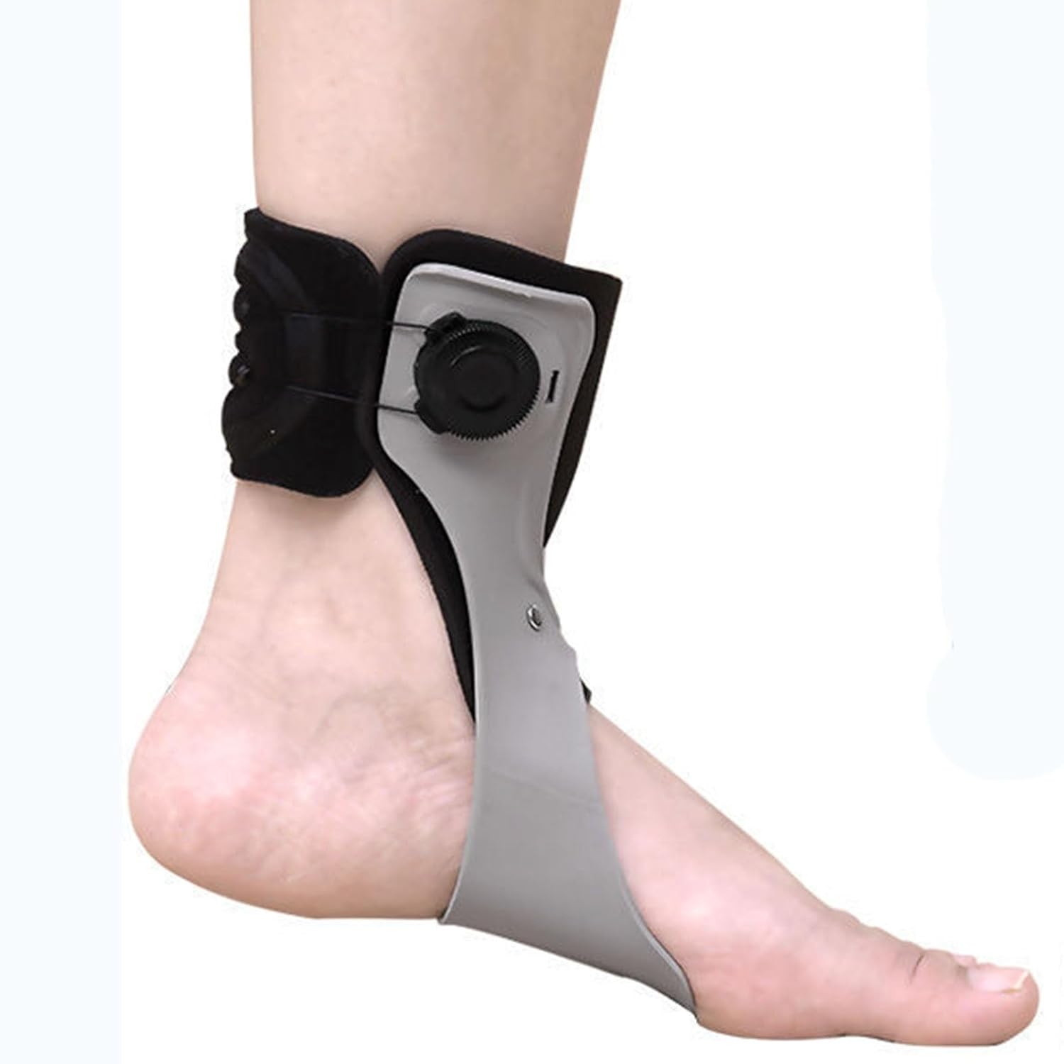 SFKLYU Drop Foot Orthosis Support Ankle Stabilizer Breathable Portable Drop Foot Orthosis Brace for Sprains, Tendonitis, Volleyball, Basketball, Sprained Ankle,Right,M