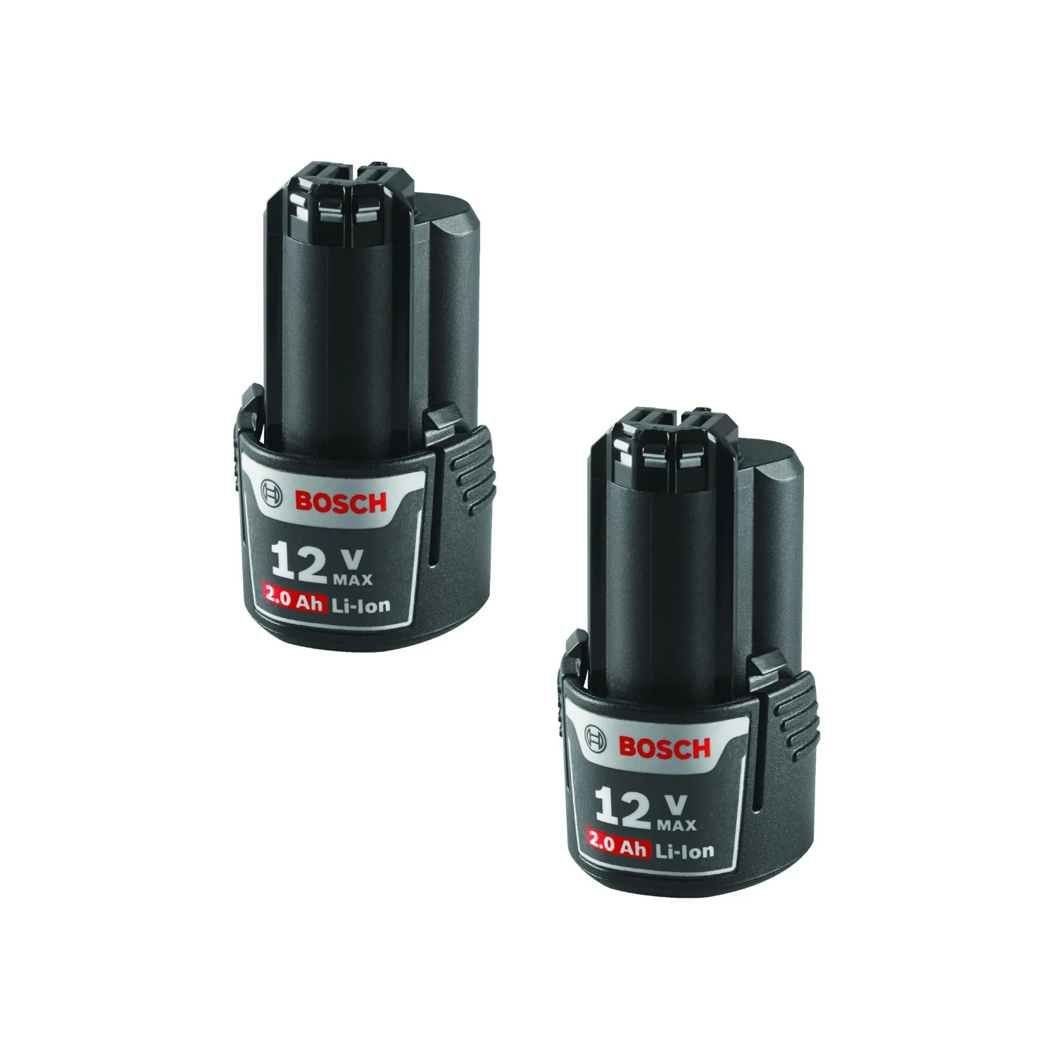 BOSCH BAT414-2PK 12V Max Lithium Ion 2 Ah Battery (2-Pack)
