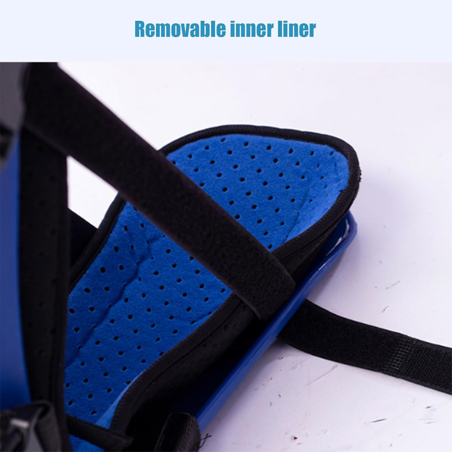 HUANGJUN Foot Drop Brace Plantar Fasciitis Night Foot Splint Adjustable Achilles Tendonitis Brace for Fascia, Tendon And Postoperative Recovery,B,S