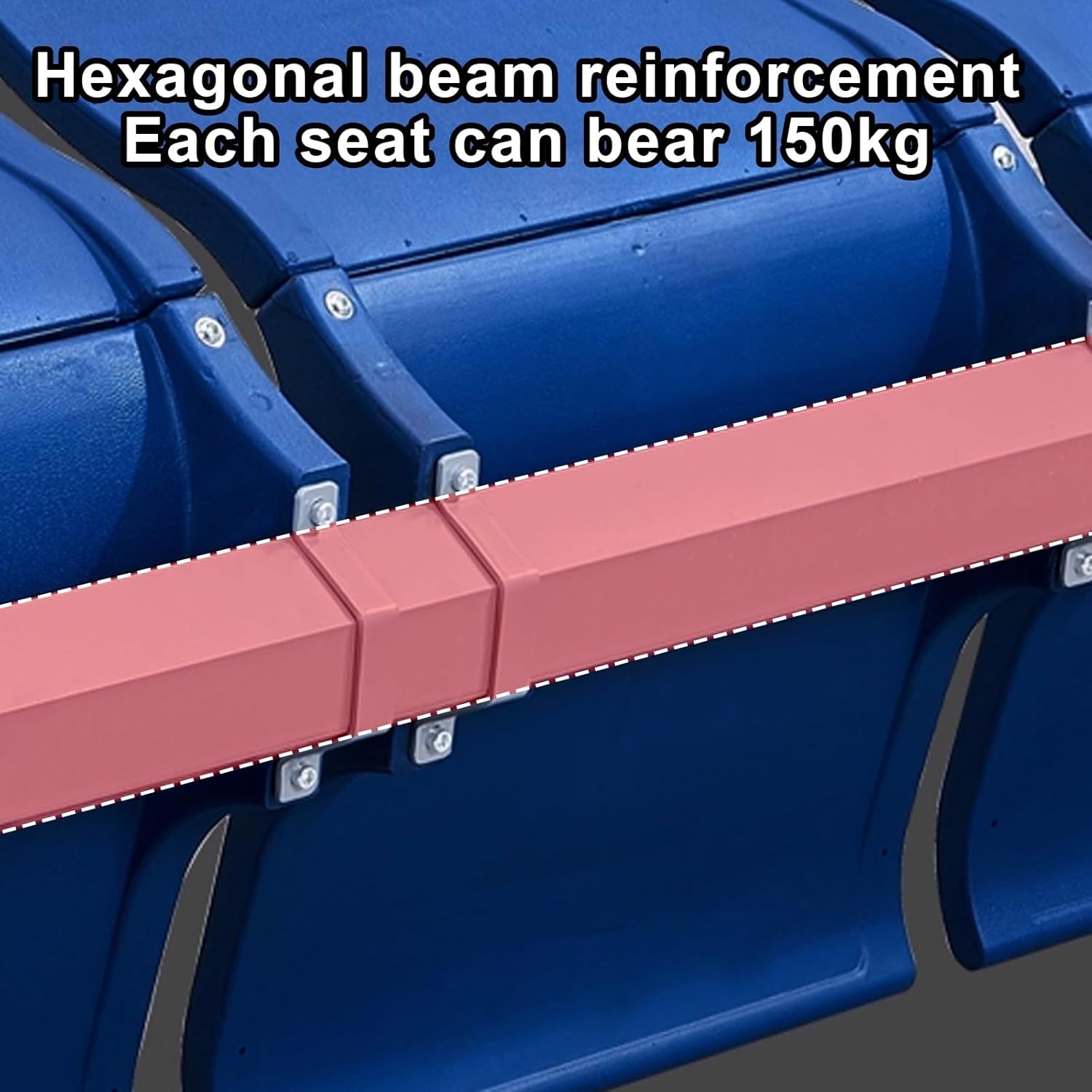 3Seat Waiting Room Bench with 4 Armrestsleather Office Furniture Modern Lobby Chairs Conference Reception Seating for Airport Clinic Hospital Bank (Rple)