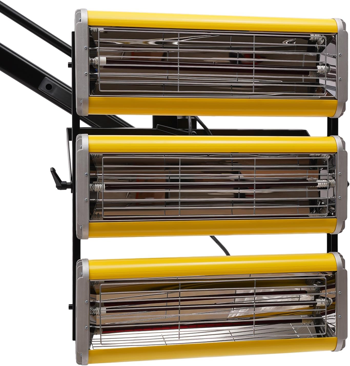 3900W Paint Baking Lamp with Hydraulic Lever, 180°Adjustable Support arm Automotive Baking Paint Lamp with Timer, Paint Curing Lamp for Spray Booths Car Bodywork Repair Tools